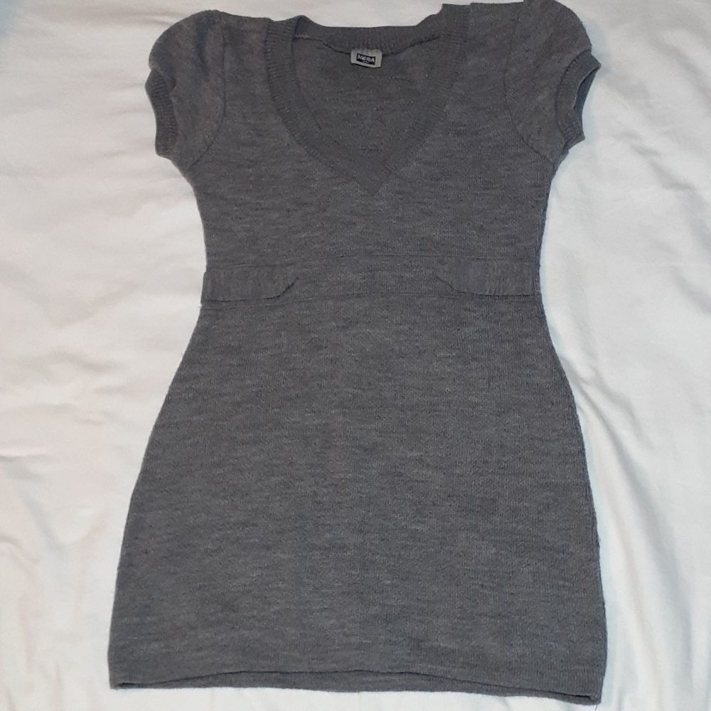 Hera Grey Bodycon Sweater Dress Large
